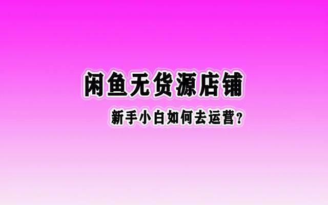 閑魚(yú)無(wú)貨源項(xiàng)目怎么做百家號(hào)，閑魚(yú)的無(wú)貨源賺錢應(yīng)該怎么操作啊_